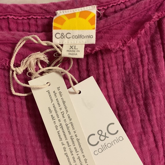 NWOT C&C California XL crop top - Picture 6 of 6